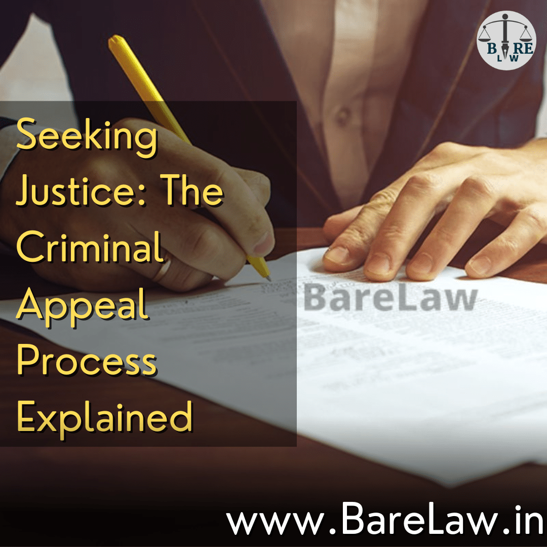 Seeking Justice The Criminal Appeal Process Explained Barelaw 9705