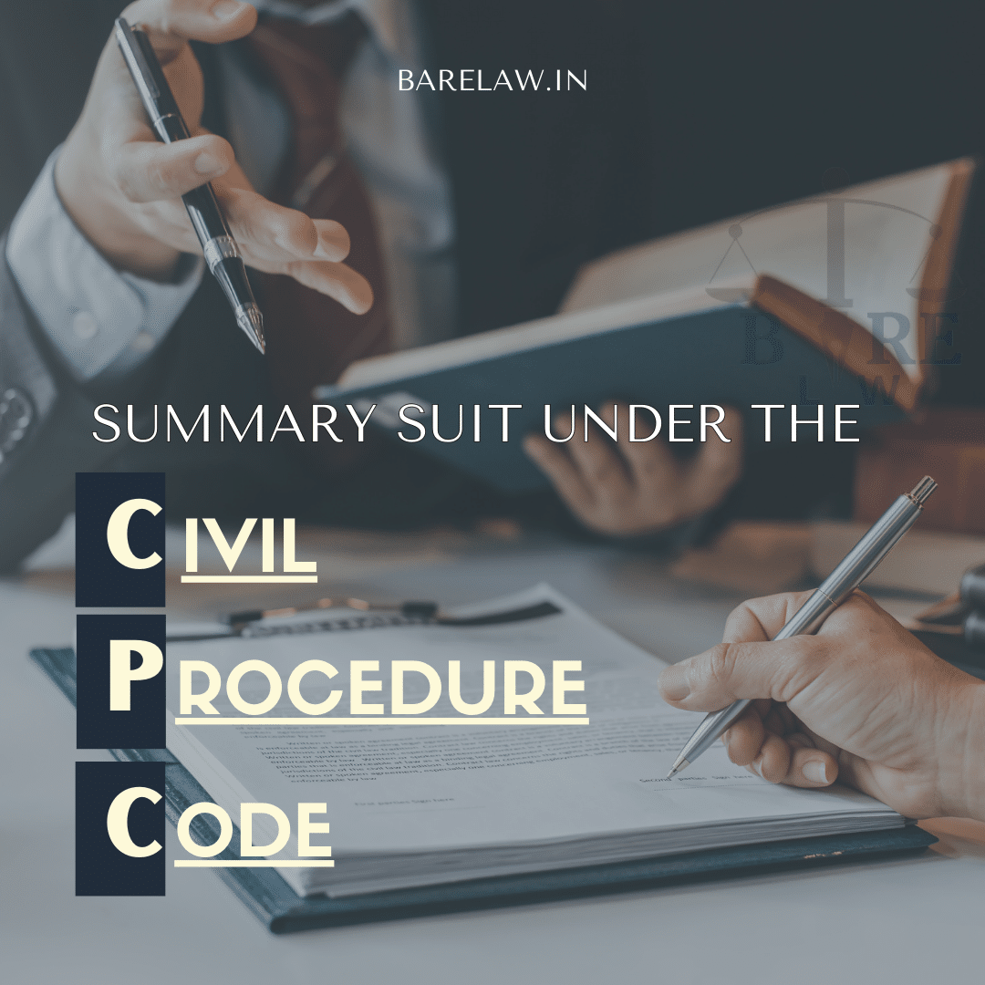 SUMMARY SUIT UNDER THE CIVIL PROCEDURE CODE | Rules of Order 37 - BareLaw